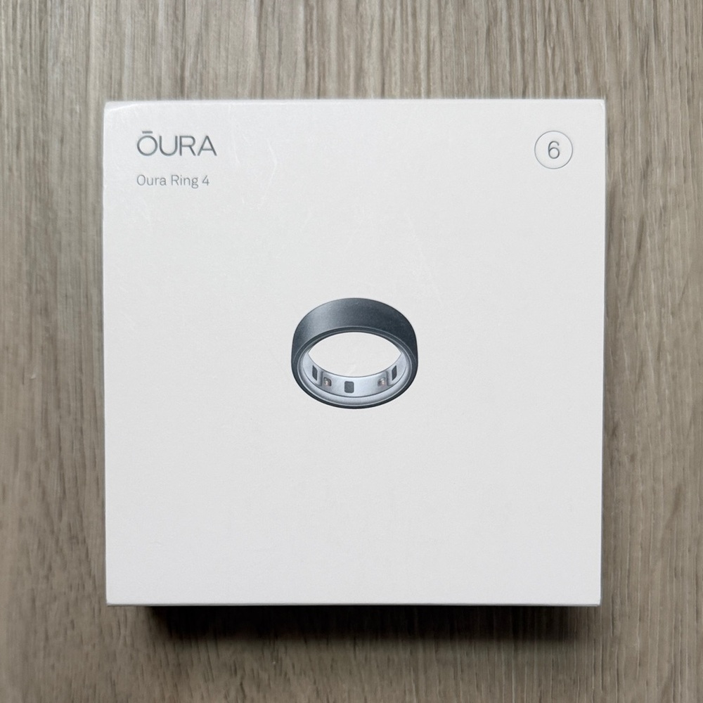 Oura Ring 4 Stealth Matte Black Size 6